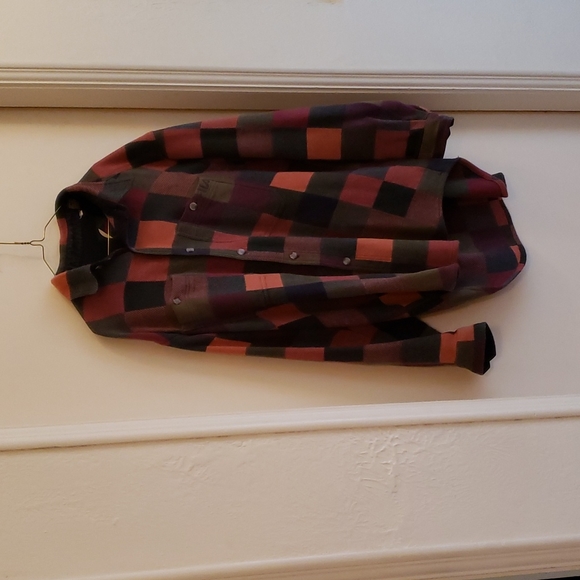 Vintage Fila Plaid Sweater Coat Size L - Picture 10 of 14